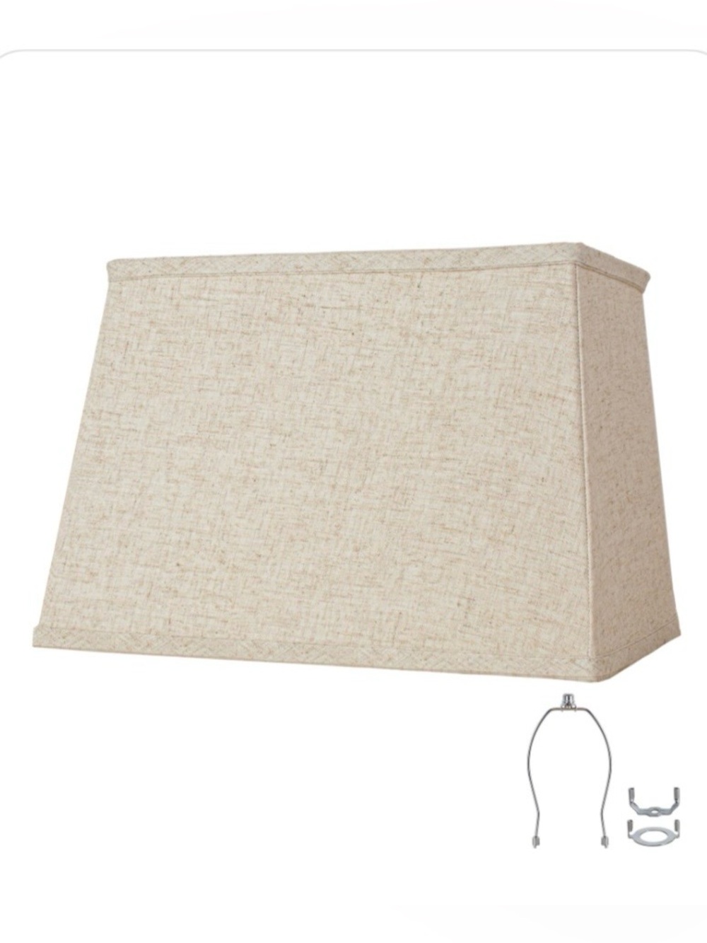 Rectangular Lampshade BEIGE LINEN
